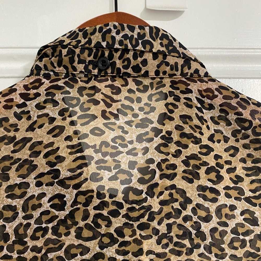 Animal print button down - Picture 2 of 4